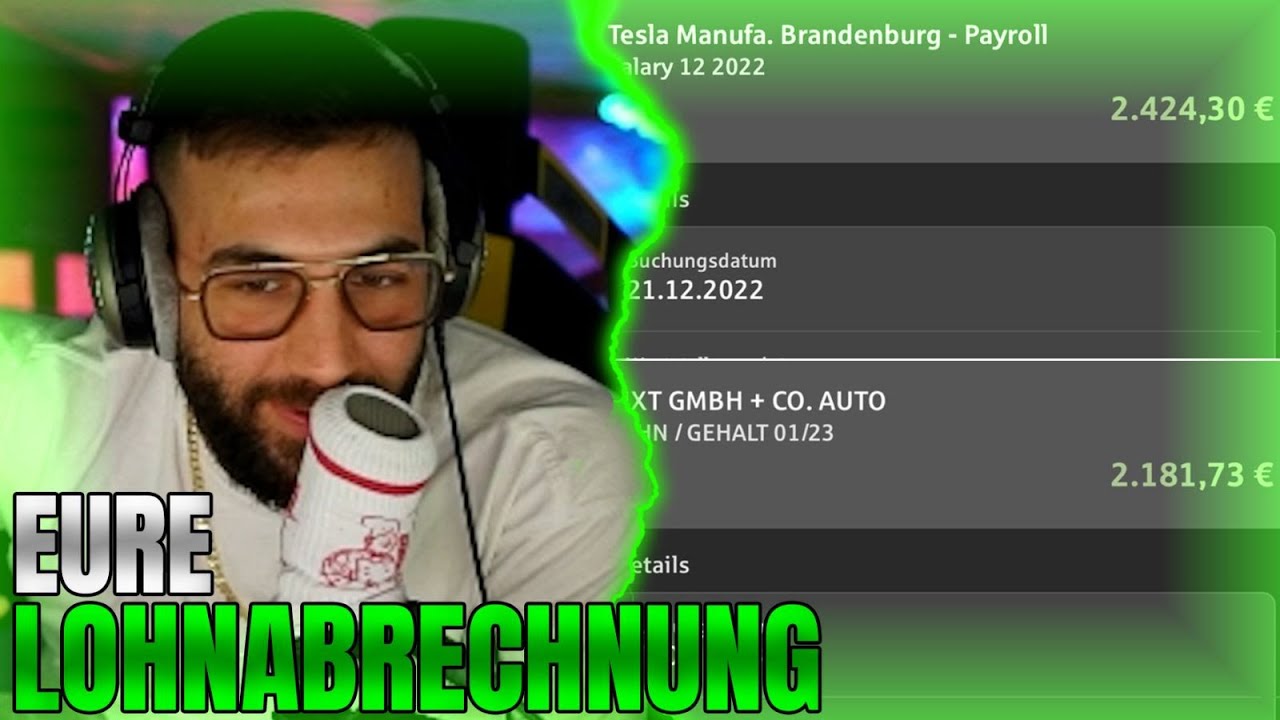 LOHNABRECHNUNG 💰 VON ZUSCHAUERN MERT REAGIERT 🤑