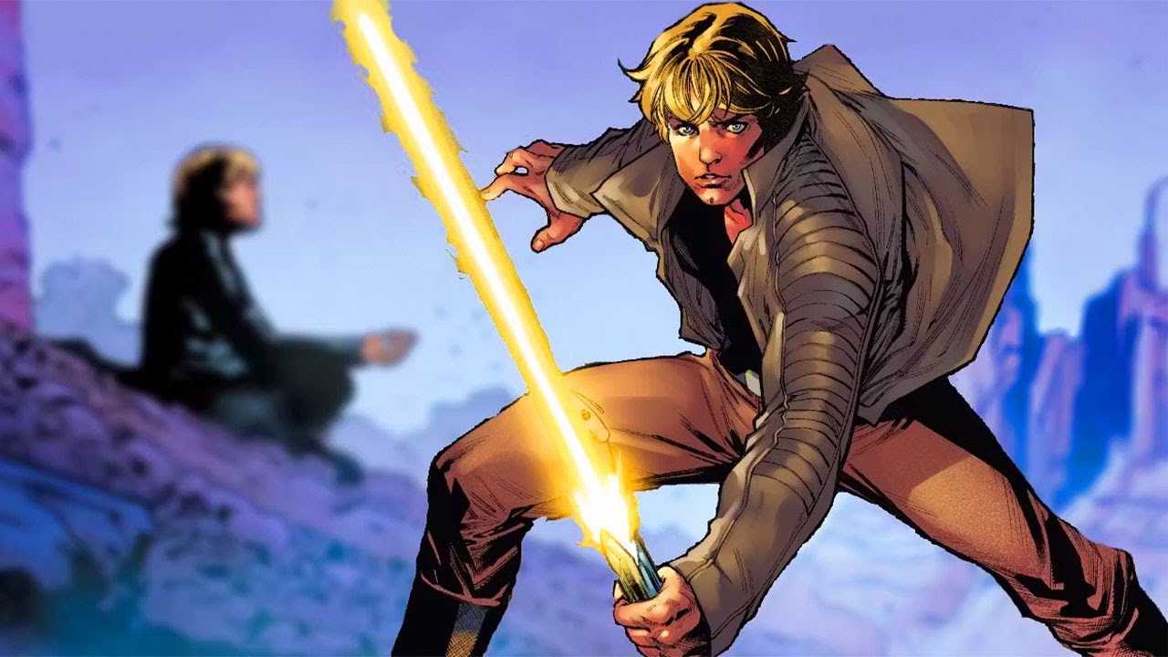 How Luke Skywalker Got His YELLOW Lightsaber (Canon)