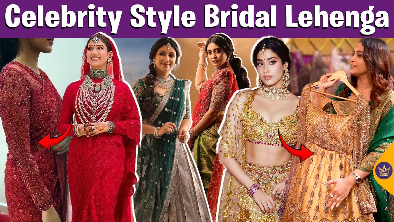 ஐம்பது ஆயிரம் to 5 லட்சம்! Celebrity Style Bridal Lehenga | Nirali Design House Boutique Collections
