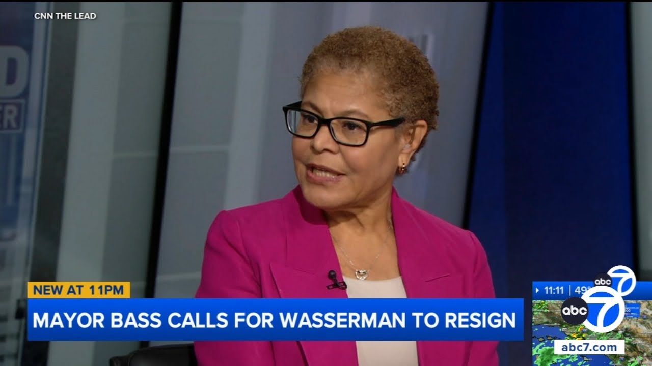 LA Mayor Karen Bass says Casey Wasserman should resign as LA28 chair