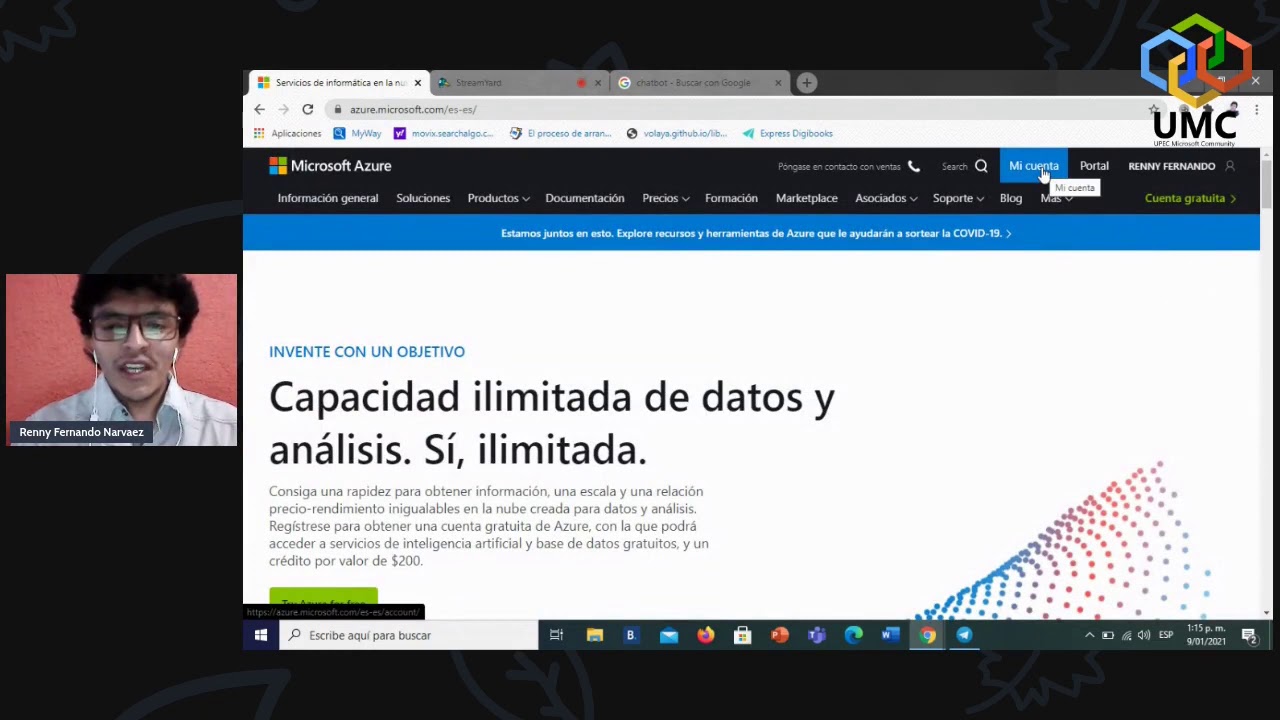 Azure Tech Day | Construyendo un chatbot con Microsoft Azure y Telegram