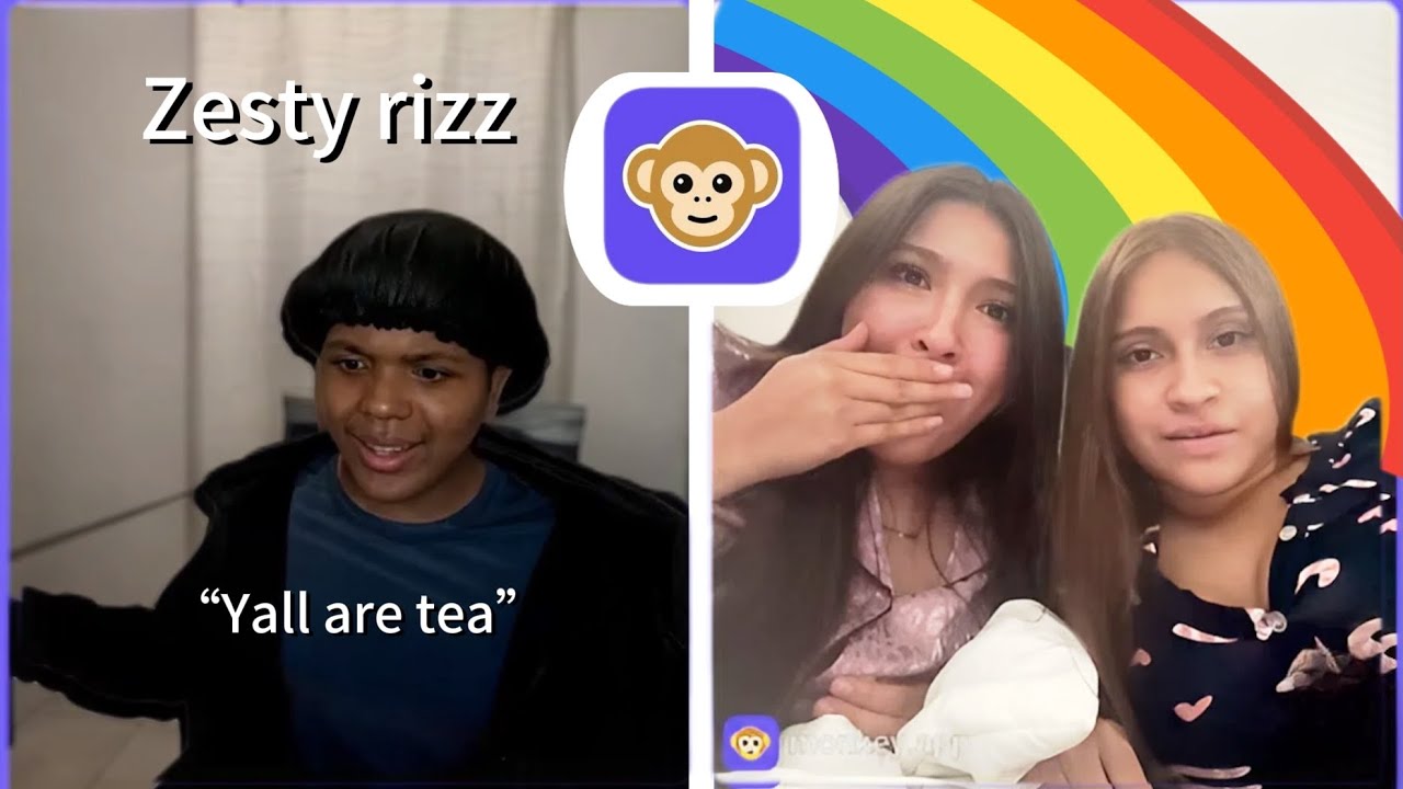 From zesty to straight rizz (monkey app) *im straight*