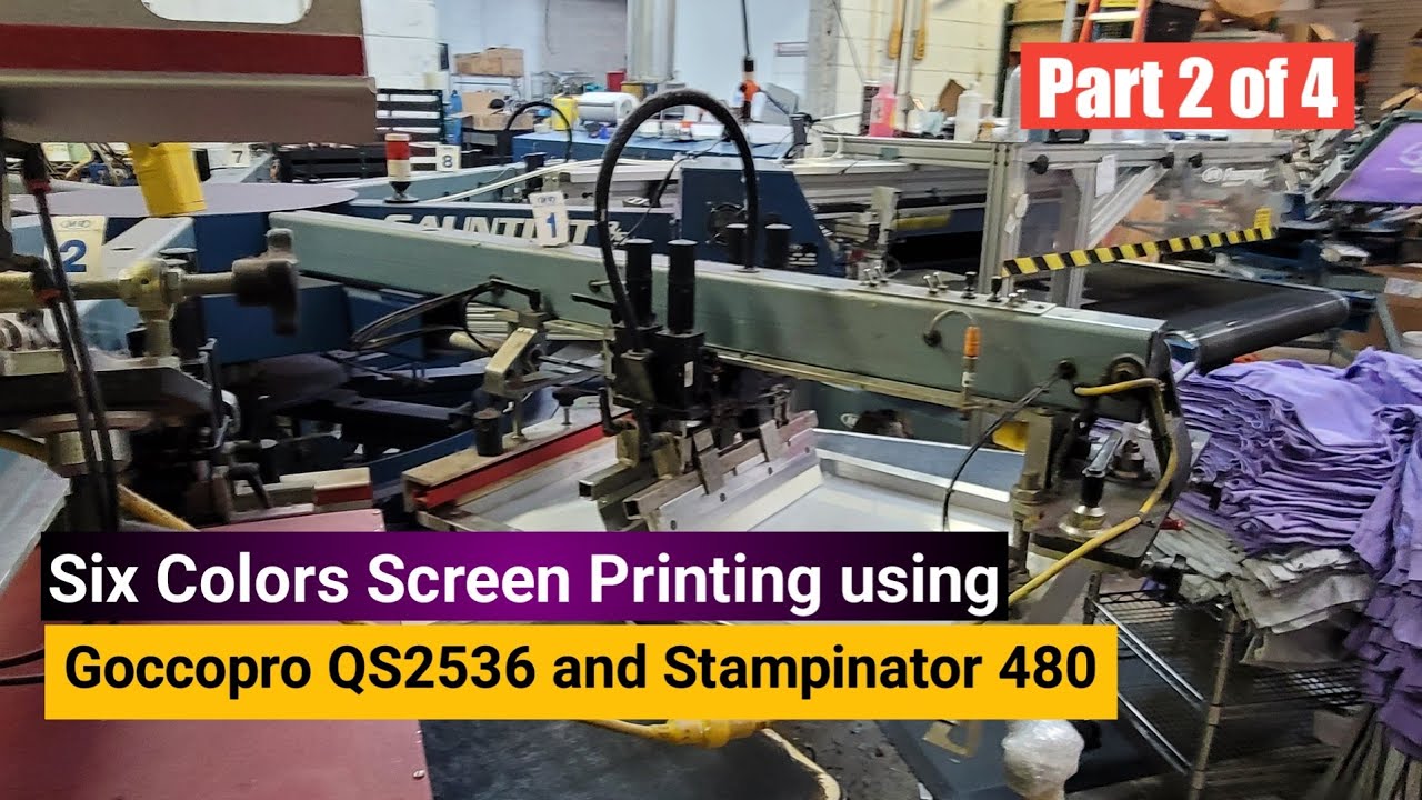 [REVEALED] How to Print Six Colors with the Goccopro QS2536 and Stampinator 480 - Part 2
