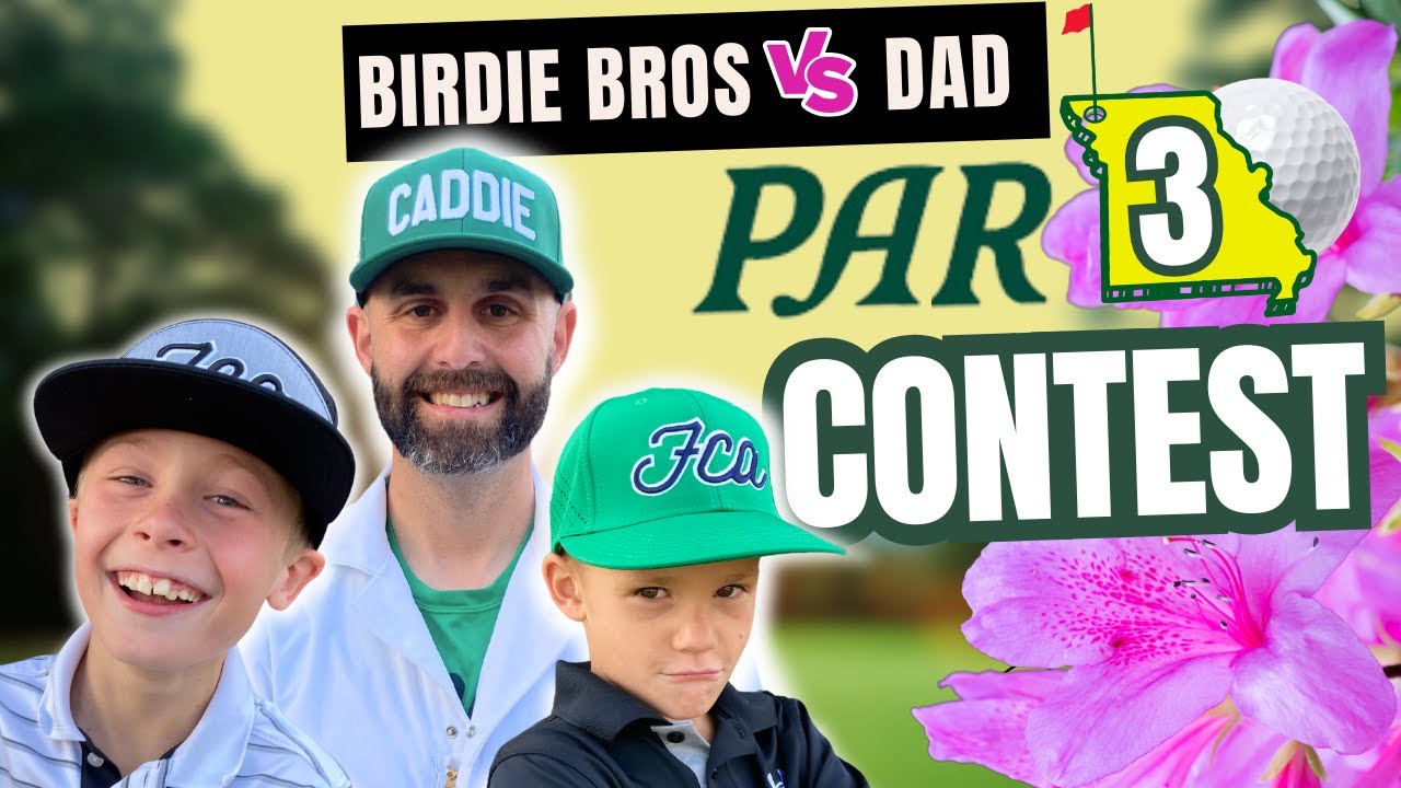 Masters Week BIRDIE MODE! 9 Year Old Kid Golfer GOES OFF in Par 3 Challenge