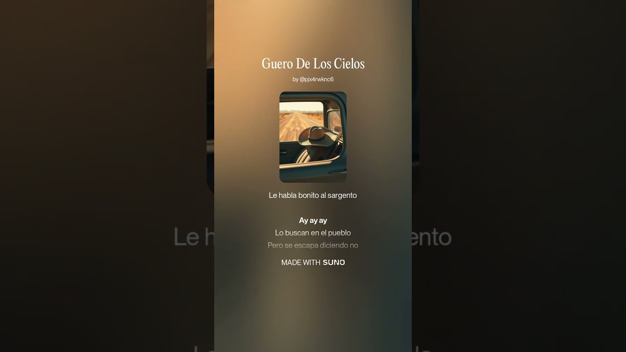 Hit single corrido Guero De Los Cielos