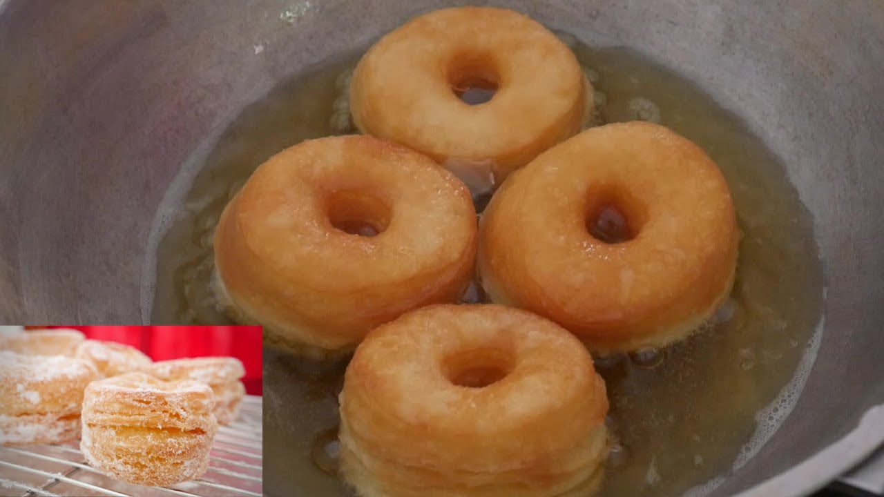 Рецепт домашнего круассана-пончика || cronuts recipe