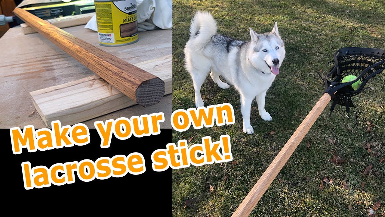 How to make a wooden lacrosse shaft for only $10!