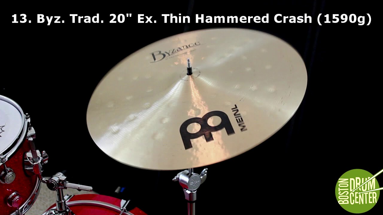 Meinl Cymbal Tour: See and Hear 21 Crashes, 16