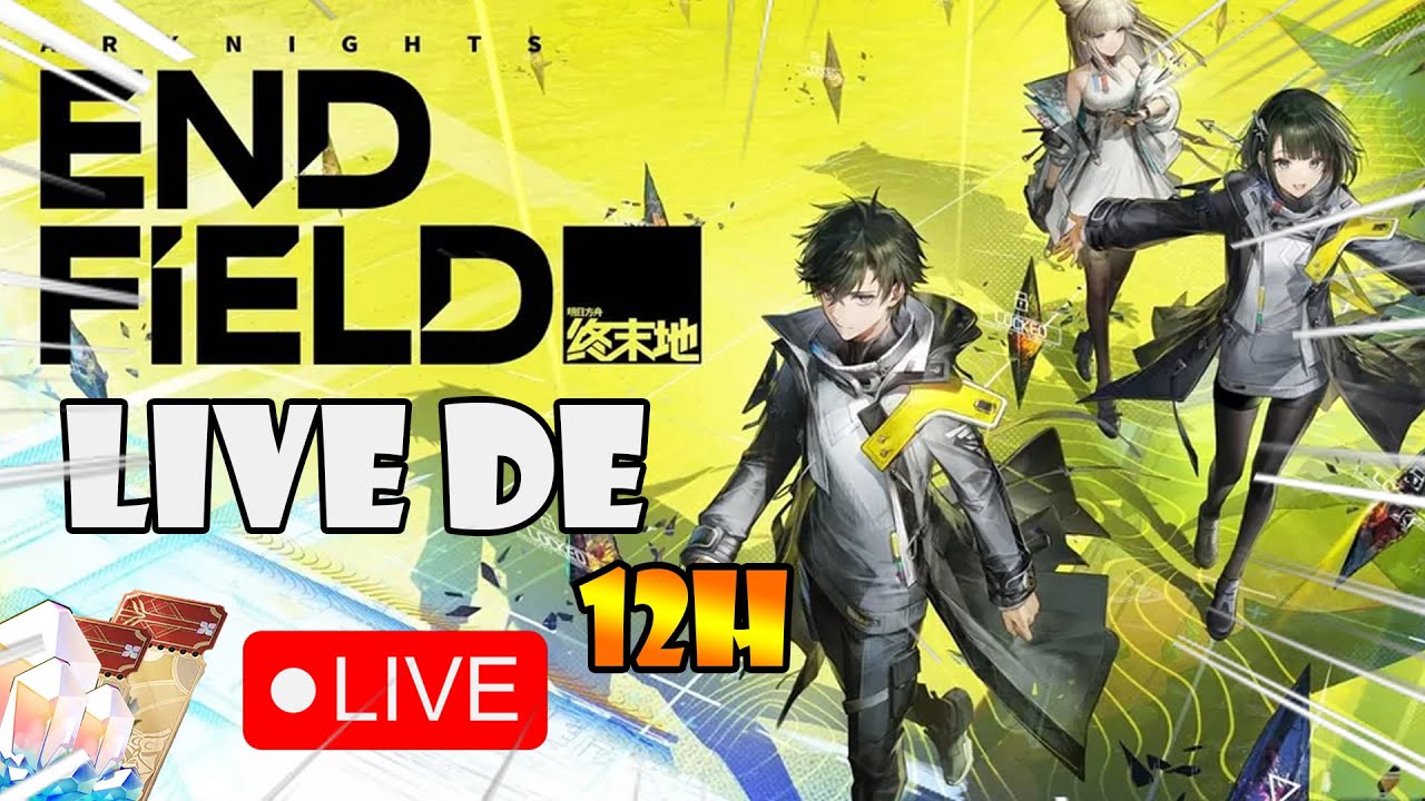 ⚔️✨1ª Expedição em Arknights: Endfield! - Live de 12 horas!