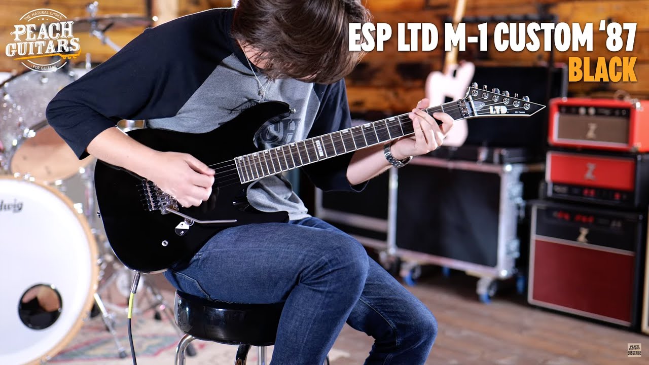 No Talking...Just Tones | ESP LTD M-1 Custom '87 | Black