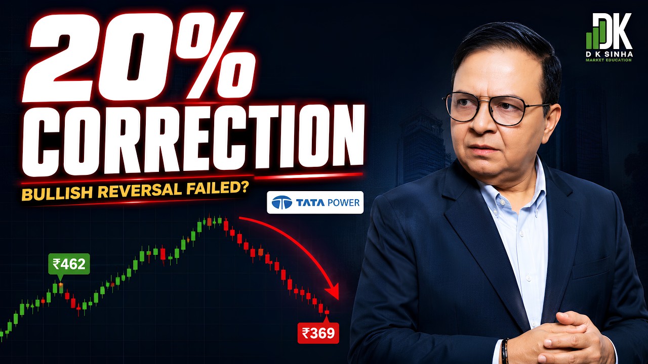 Tata Power Stock: Technical Reversal or Fundamental Trap? | DK Sinha Deep Dive