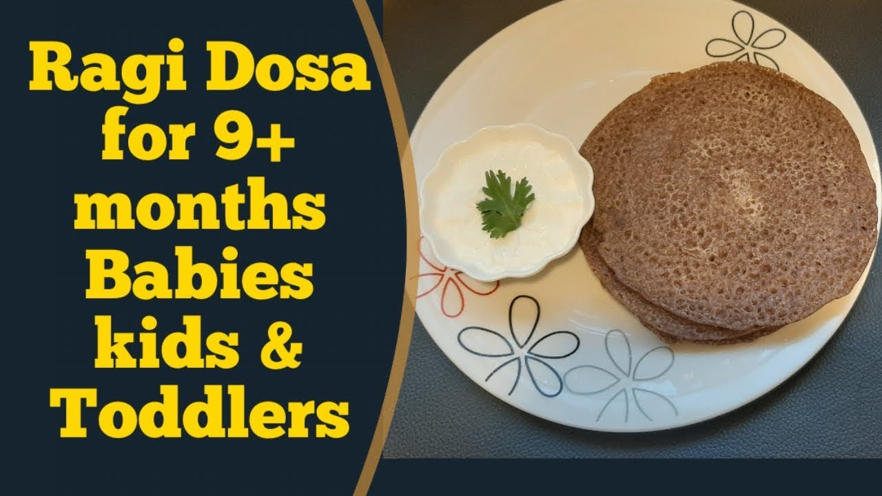Instant Ragi Dosa for 9+ Months babies,toddlers,kids|रागी डोसा|Ragi dosa recipe for babies|baby food