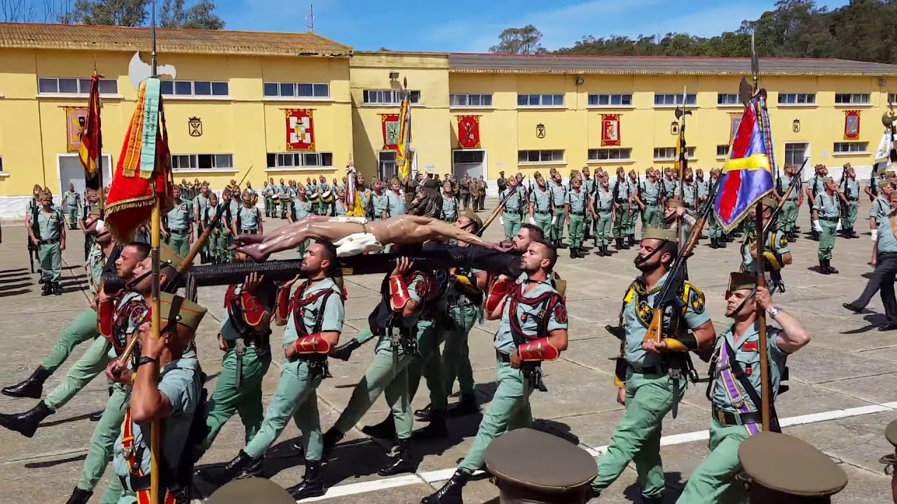 Homenaje a la Legión en Ceuta.