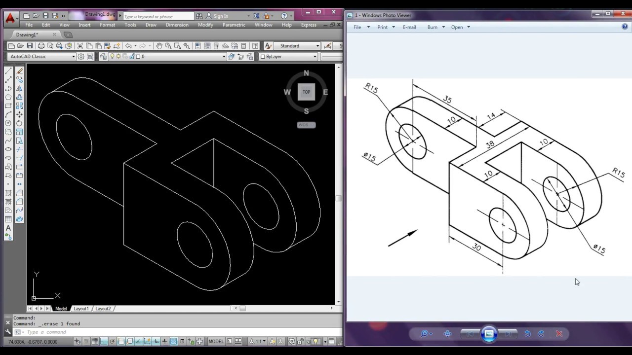 How to make isometric drawing in Autocad ?