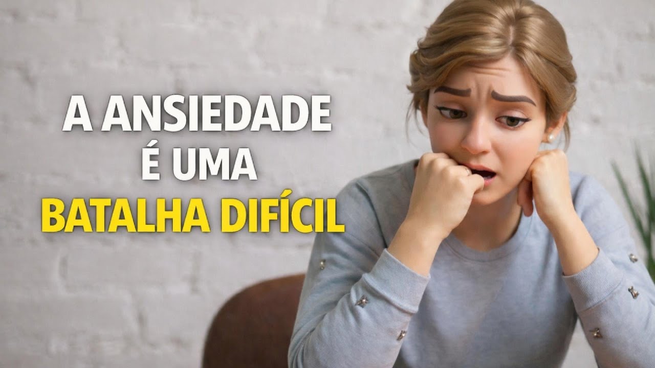 A ANSIEDADE É UMA BATALHA DIFÍCIL