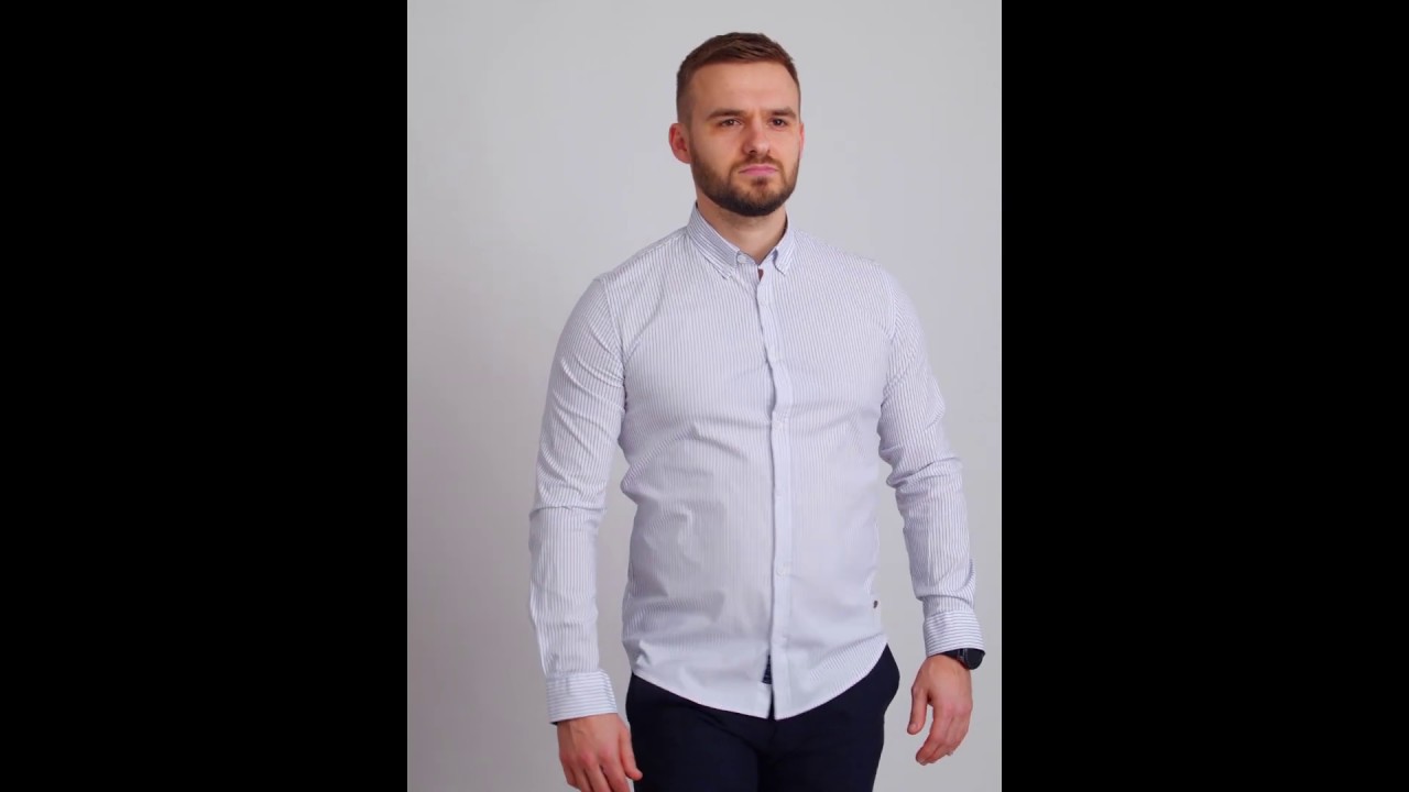 Рубашка Trend Collection 32284 Белый+полоска