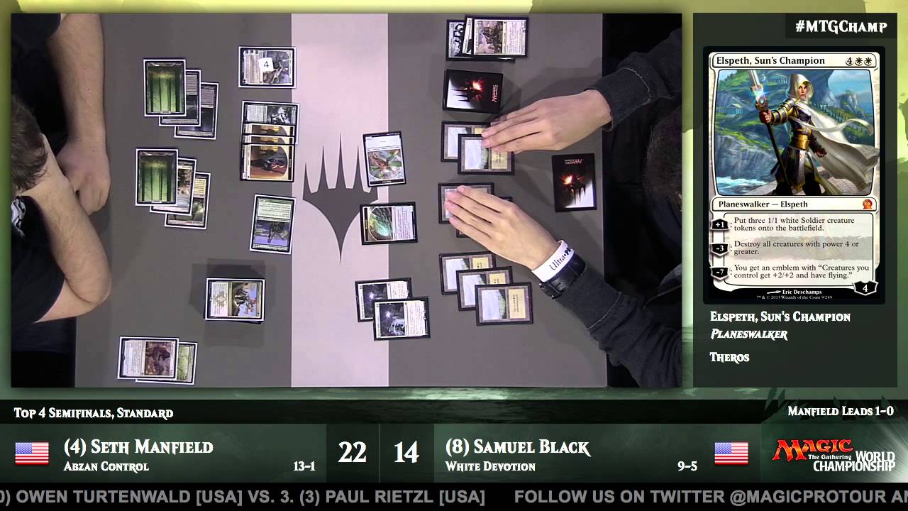 2015 Magic World Championship Opening and Semifinal: Samuel Black vs. Seth Manfield