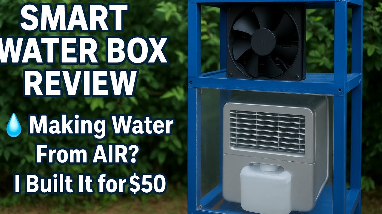 RECENZJA SmartWaterBox 💧: Jak zrobić wodę z powietrza? Zbudowałem to za 50 dolar&oacute;w