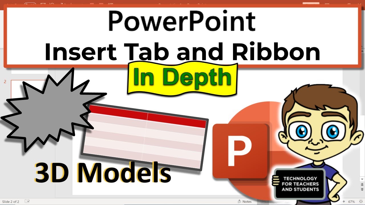 The PowerPoint Insert Tab and Ribbon In Depth
