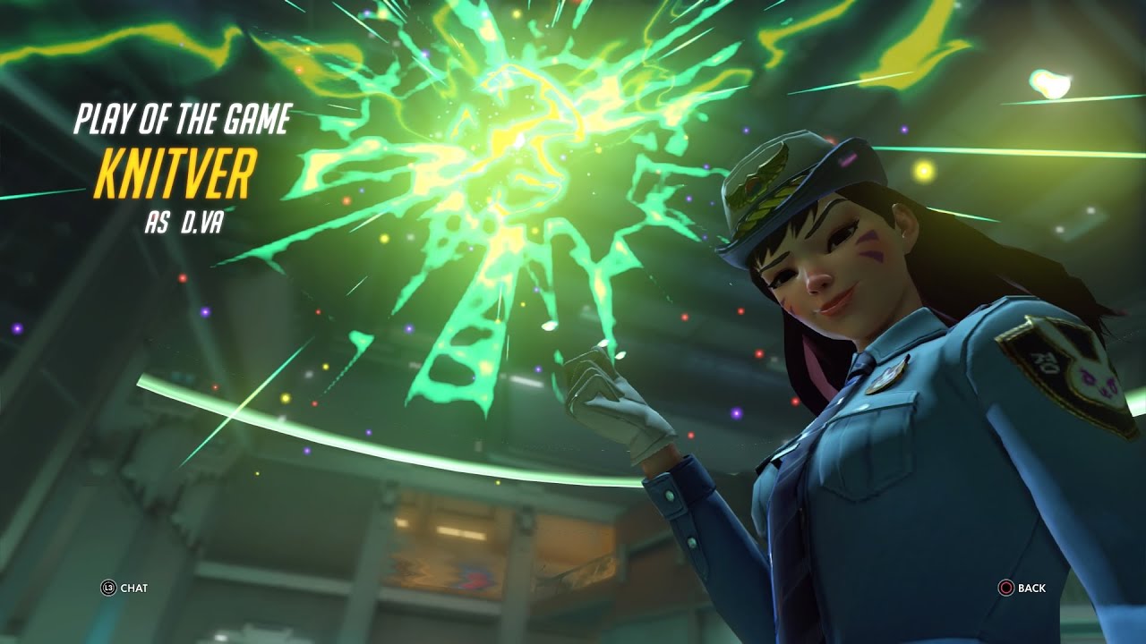 Overwatch - My D.Va Officer 3 Kills