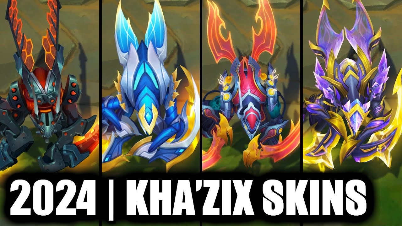 ALL KHA'ZIX SKINS SPOTLIGHT 2024 | League of Legends