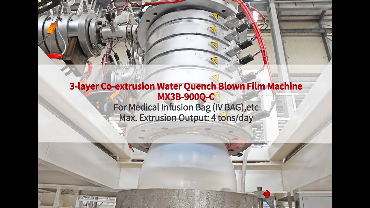 Classic X™ 3-Layer Co-extrusion Water Quench Blown Film Machine（MX3B-900Q-C）