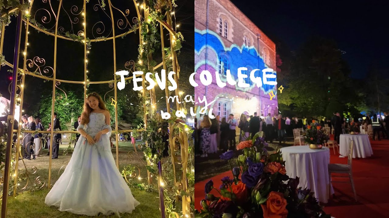 cambridge vlog: jesus college may ball 🌙✨️🌌 throwing a surprise picnic + moving out!
