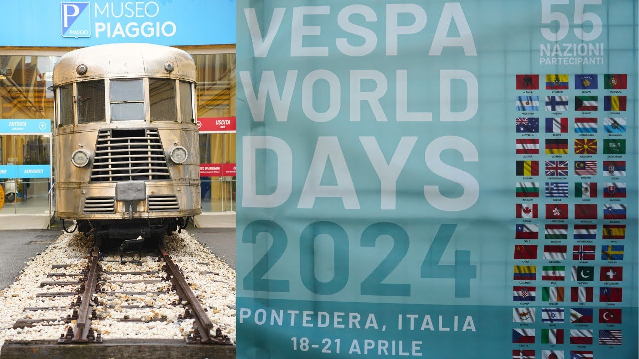 Vespa World Days 2024 Visita al Museo Piaggio ❤️ 🛵🏍🛵