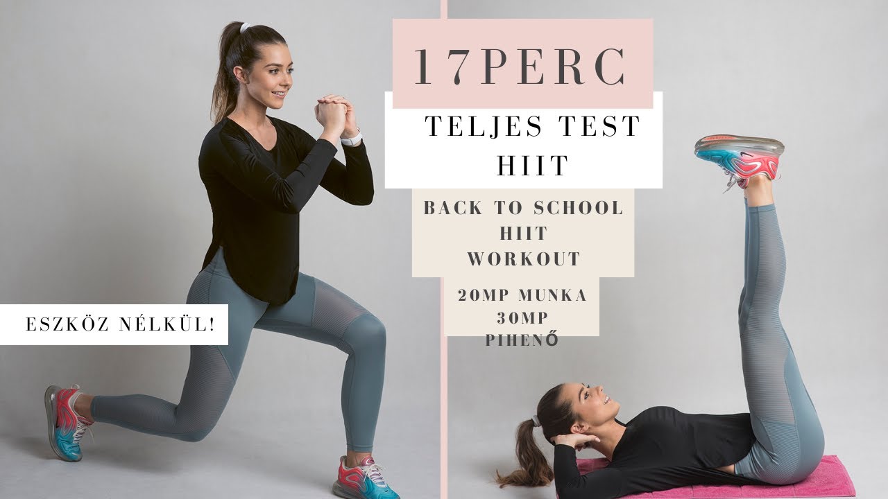 17 perc TELJES TEST HIIT edz&eacute;s