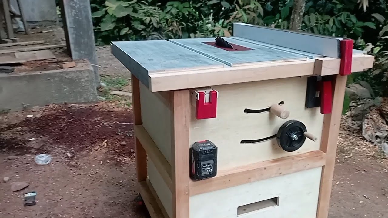 Table saw yang bisa di aja kemana aja nggak perlu kabel