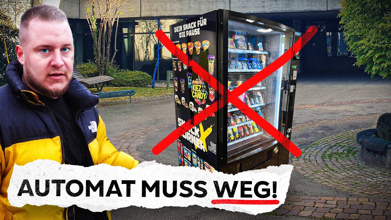 AUTOMAT MUSS WEG?!/ STREIT MIT STADT!?😱Erneut PROBLEME im Snackautomaten Business!