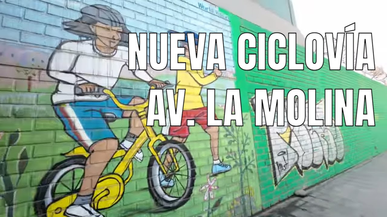 NUEVA ciclovía en Av. La Molina (Lima, Perú)