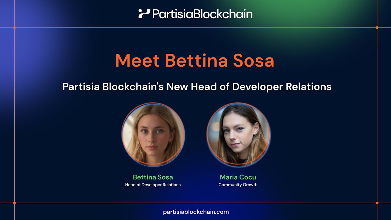 Meet Bettina Sosa: Partisia Blockchain's New Head of Developer Relations | Vision, Goals & Insights