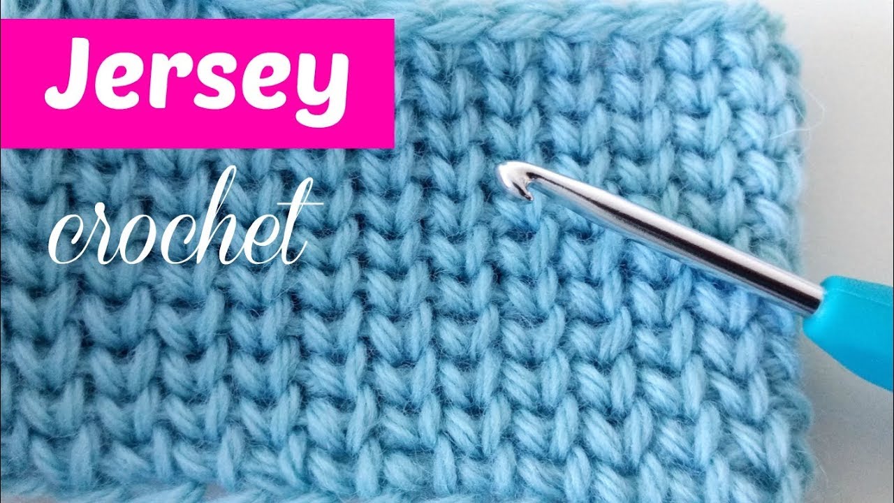 Punto jersey a crochet # 105