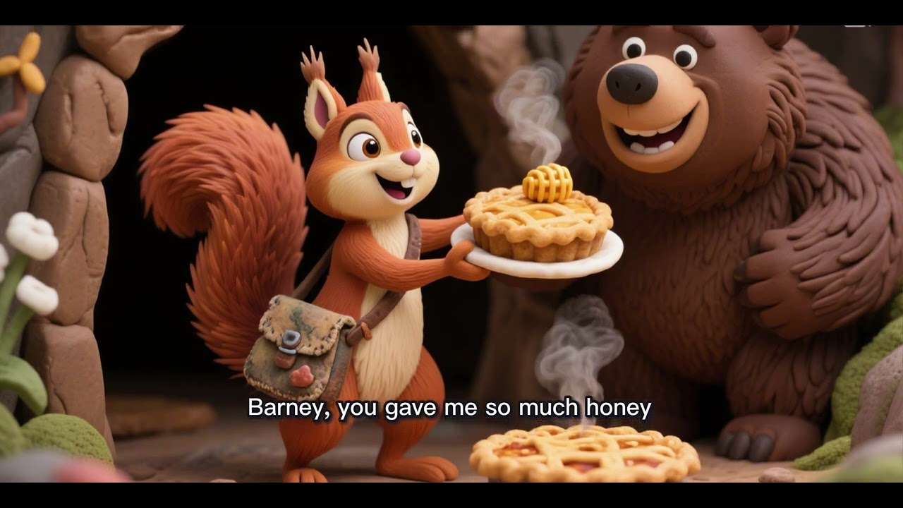 Barney the Bear's Big Sharing Lesson! 🍯 | Funny Fables Club
