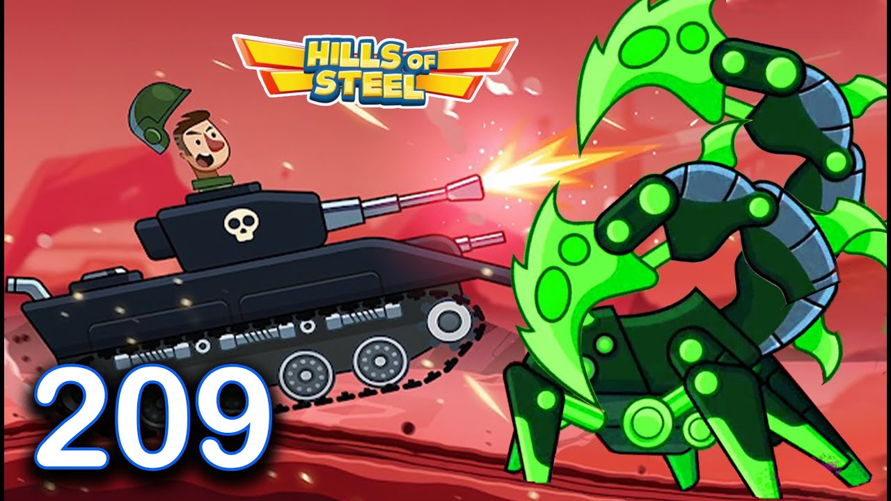Hills of Steel : Tank Kraken VS All 12 Bosses - New Boss Entry! Walkthrough Gameplay Part-209