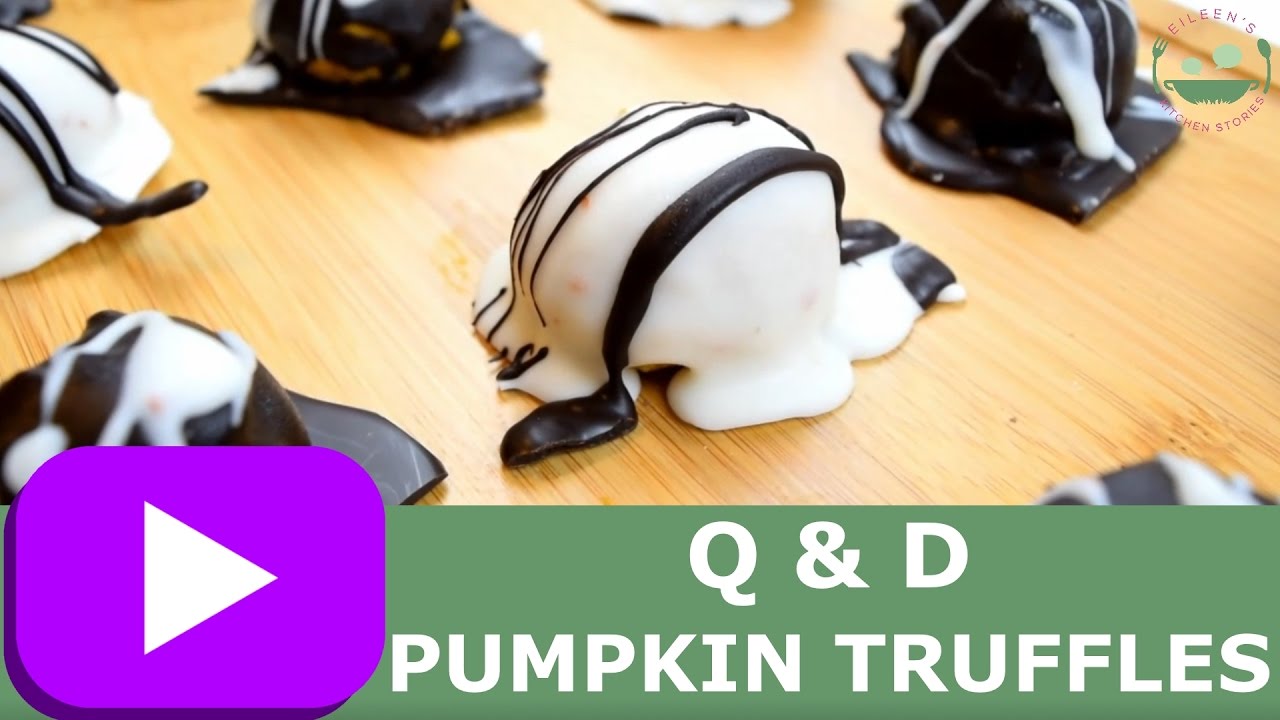 QUICK & DELICIOUS: Pumpkin Truffles Recipe