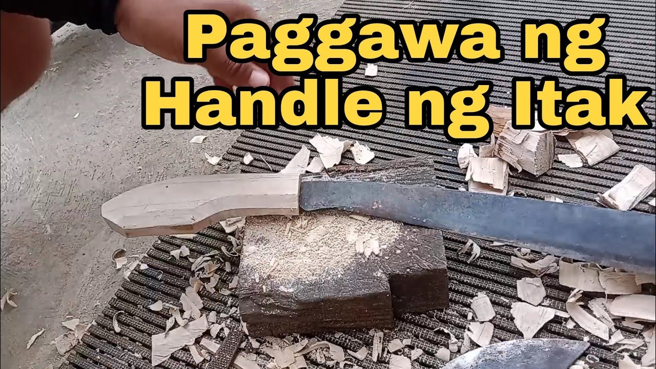 Paano gumawa ng hawakan ng Itak/machete handle