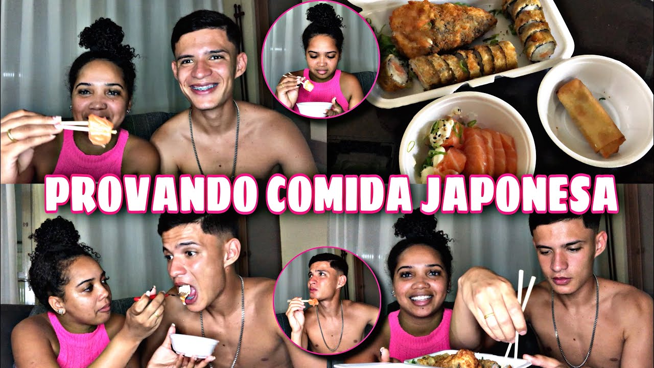 PROVANDO COMIDA JAPONESA| nossa reação 😳