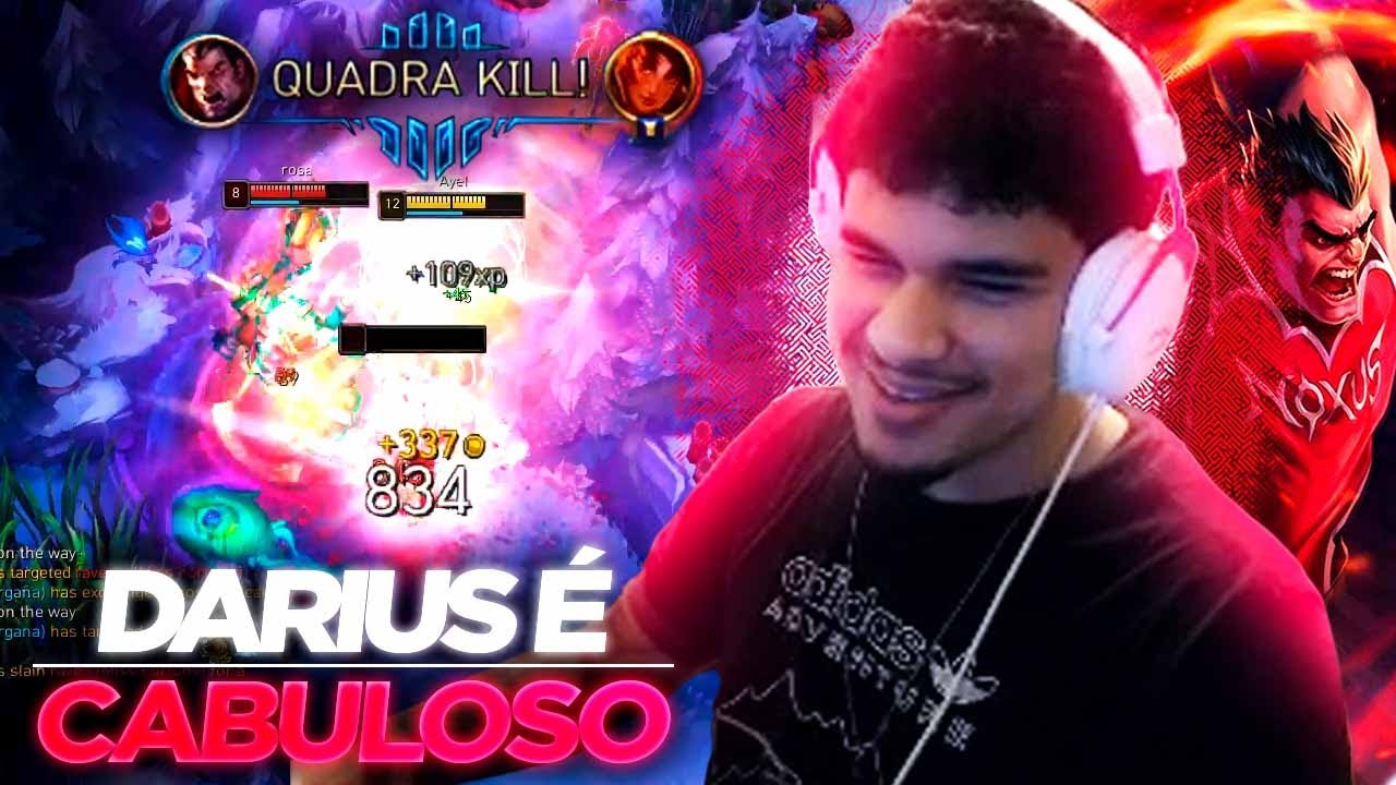 FAZENDO 1v5 DE DARIUS NO HIGH ELO!