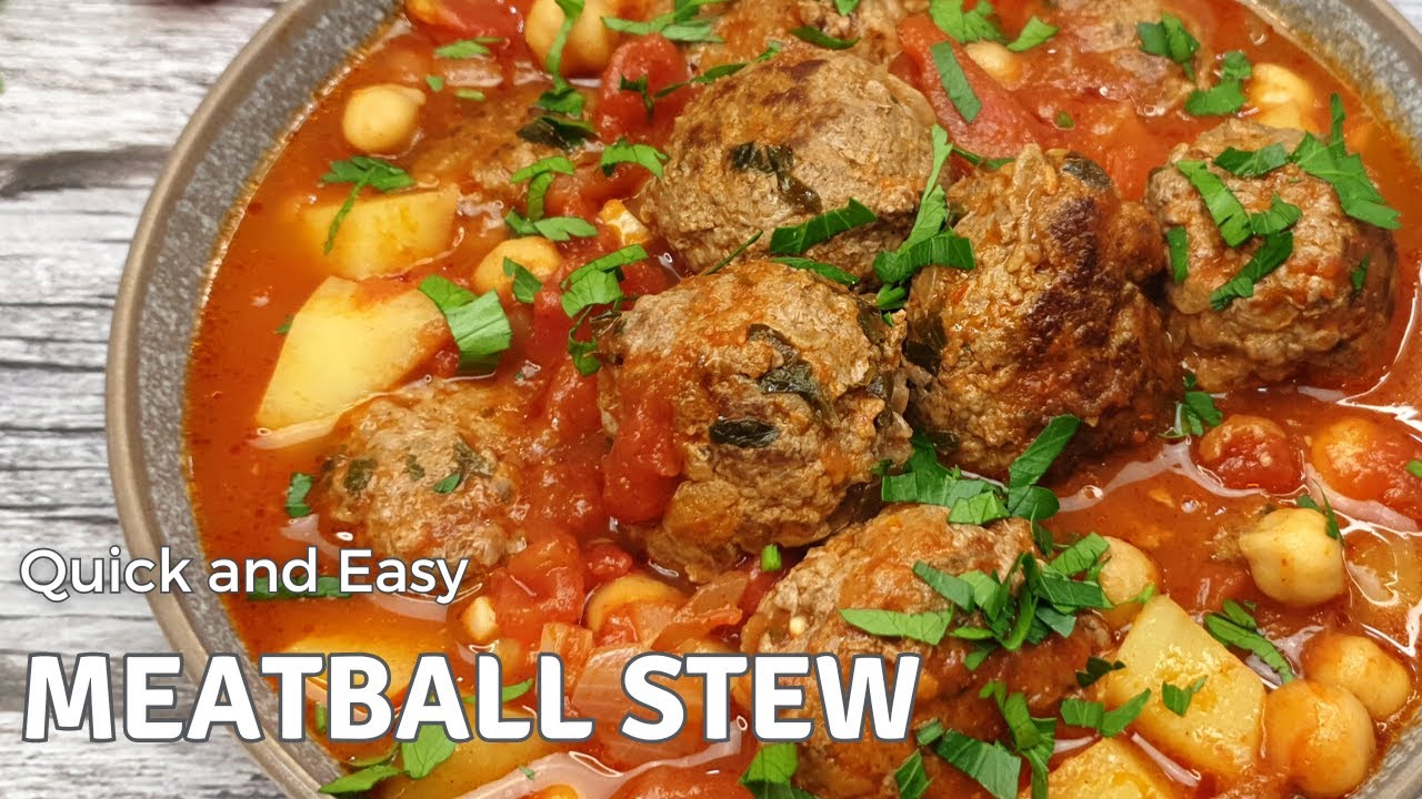 How to make Meatball Stew | Meatball Stew Recipe Easy | Meatball Stew Casserole