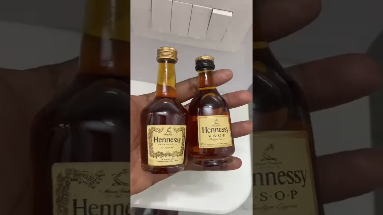 HENNESSY COGNAC/V.S.O.P 50 ML BOTTLES #shorts #viral