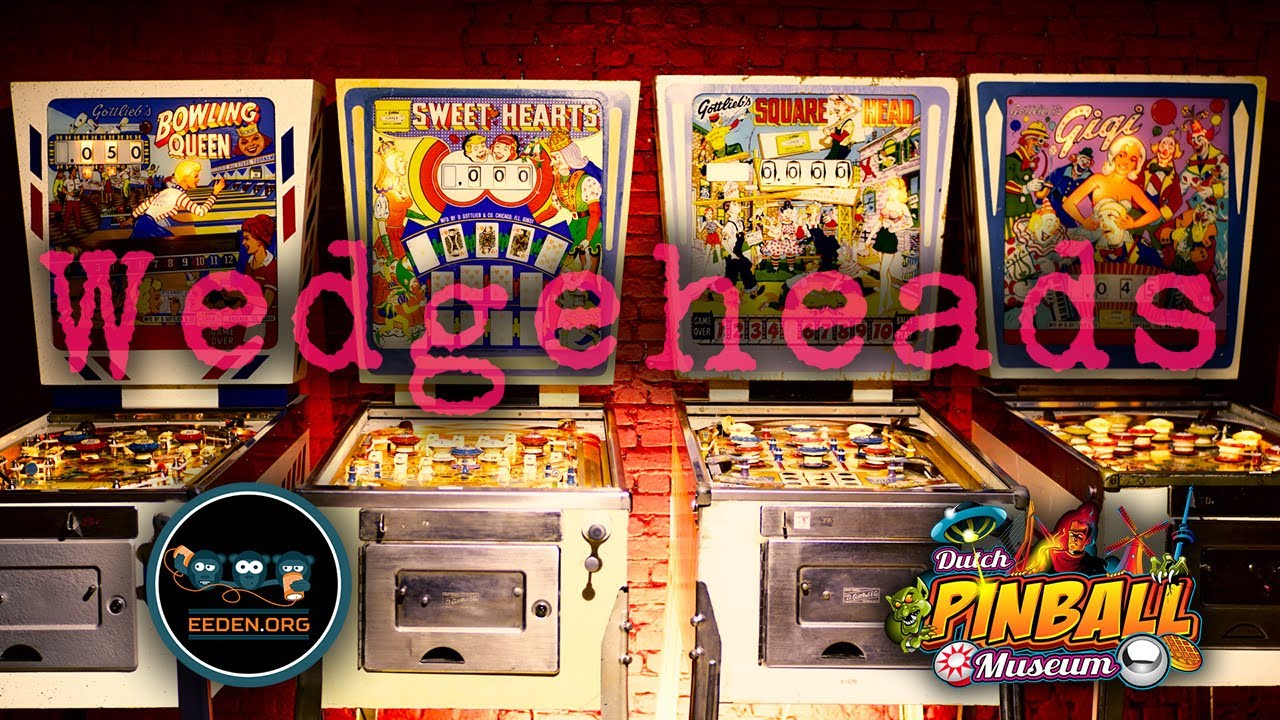 Pinball History | Gottlieb Wedgeheads: 2 decades of Gaming History