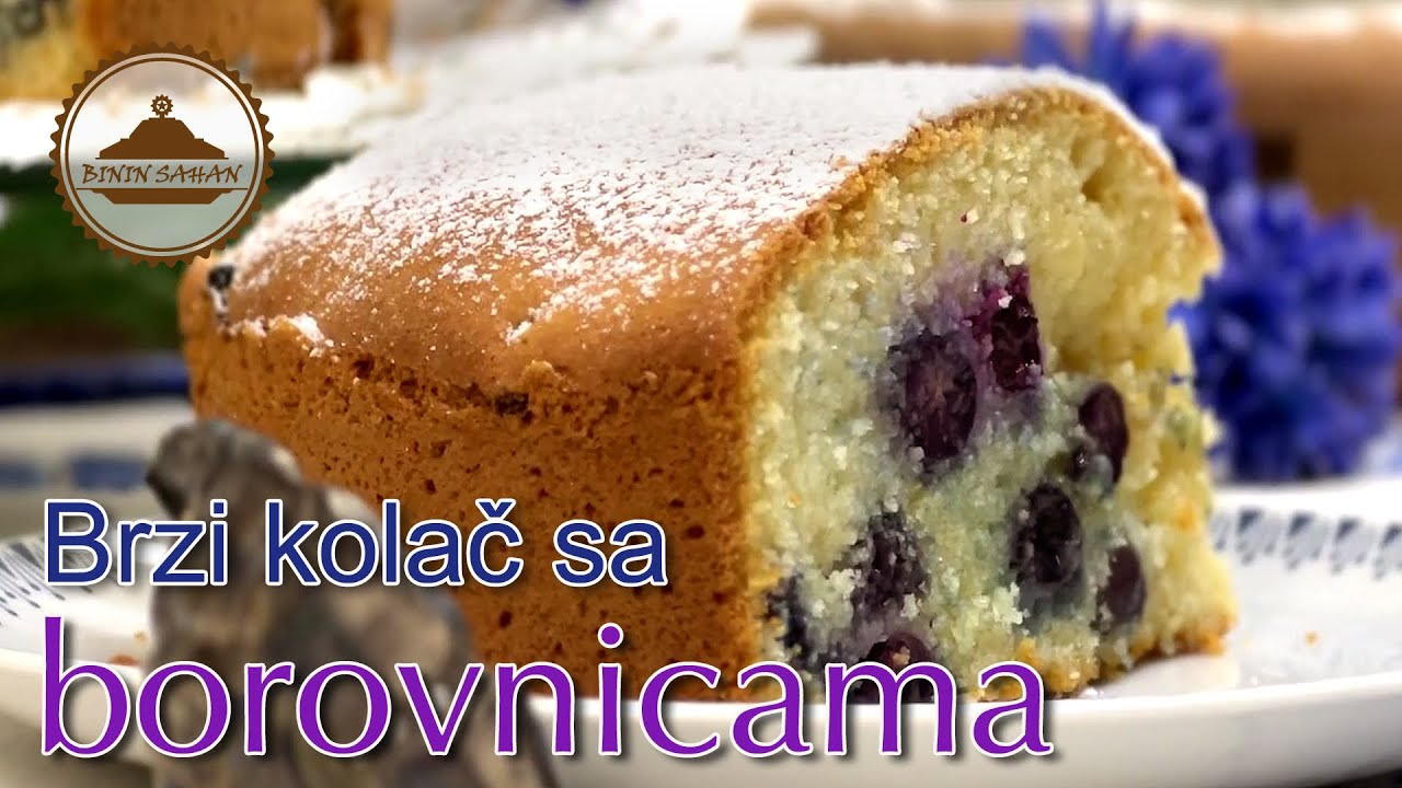 Brzi kolač sa borovnicom / Binin Sahan