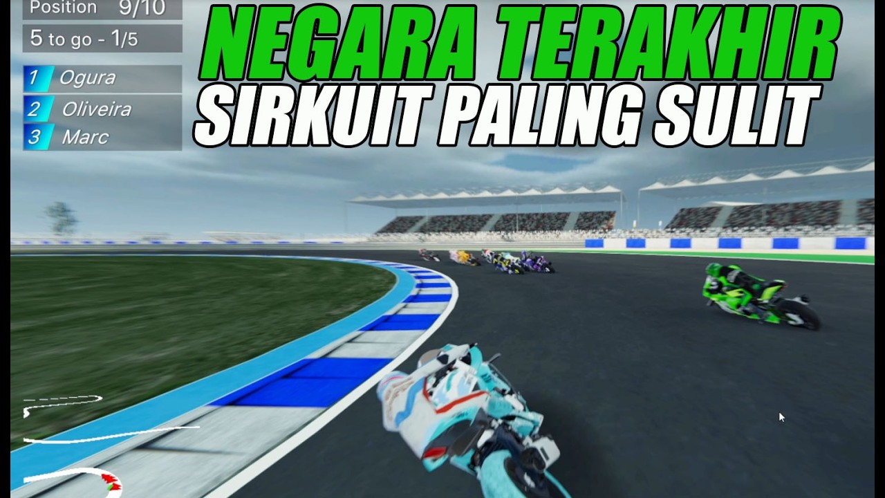 MOTO GP Main di sirkuit paling Sulit | Negara terakhir JUARA?????