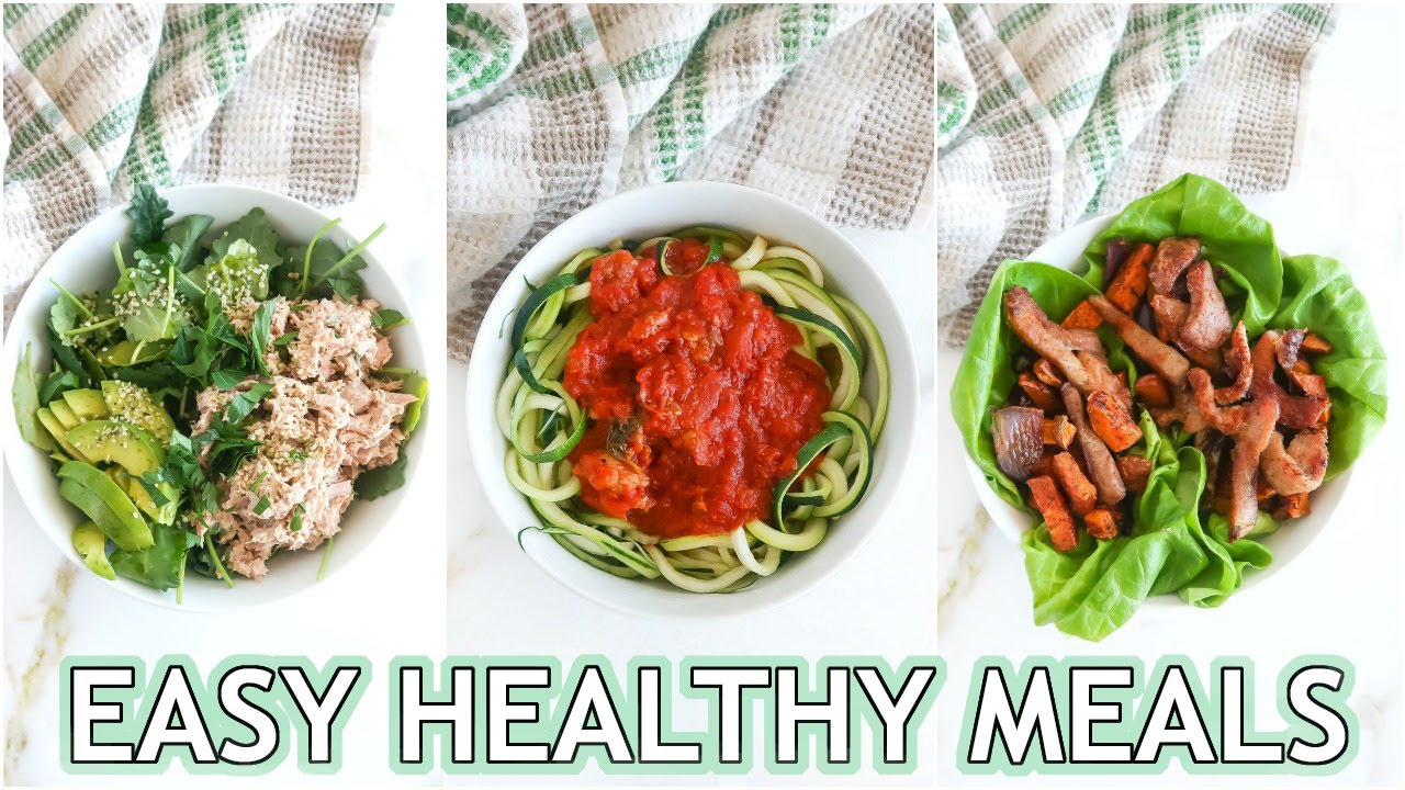 Easy Healthy Recipes For Dinner ANYONE Can Make!