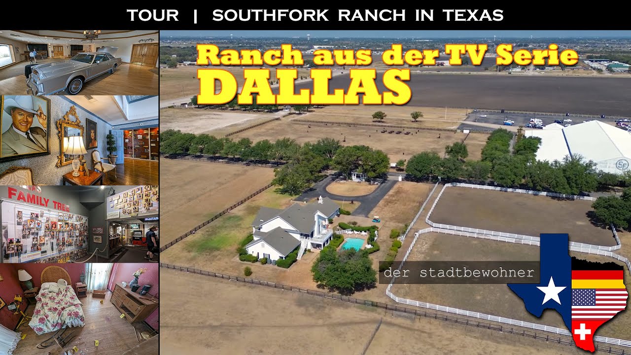 Tour der Southfork Ranch aus der TV-Serie Dallas