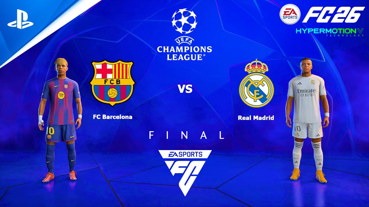 FC 26 PS4 — ФК Барселона против Реал Мадрид | Финал Лиги чемпионов УЕФА 2025/2026