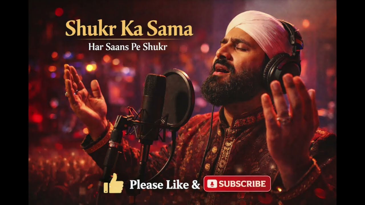 Shukr Ka Sama | Har Saans Pe Shukr | Gratitude Devotional Qawwali Mehfil (Hindi/Urdu)
