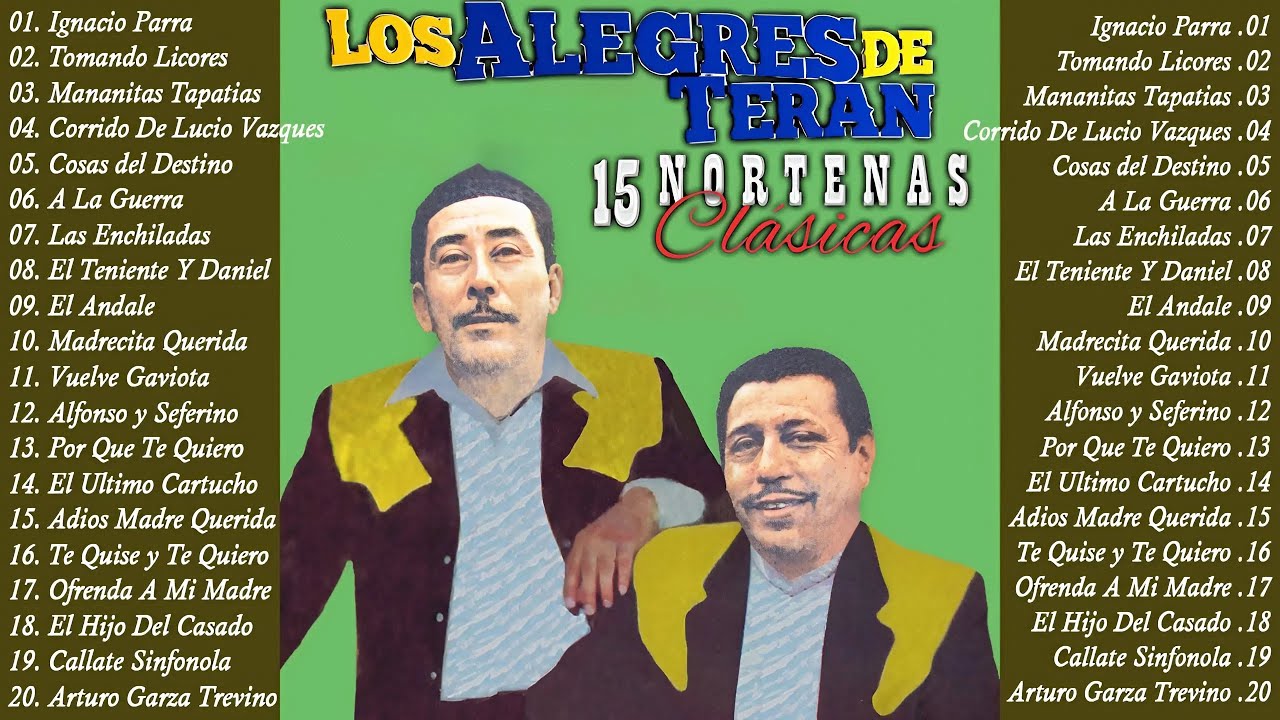 Los Alegres De Teran Mix Corridos Y Rancheras 🎸 Mejores Exitos 🎼 30 Exitos Inmortales